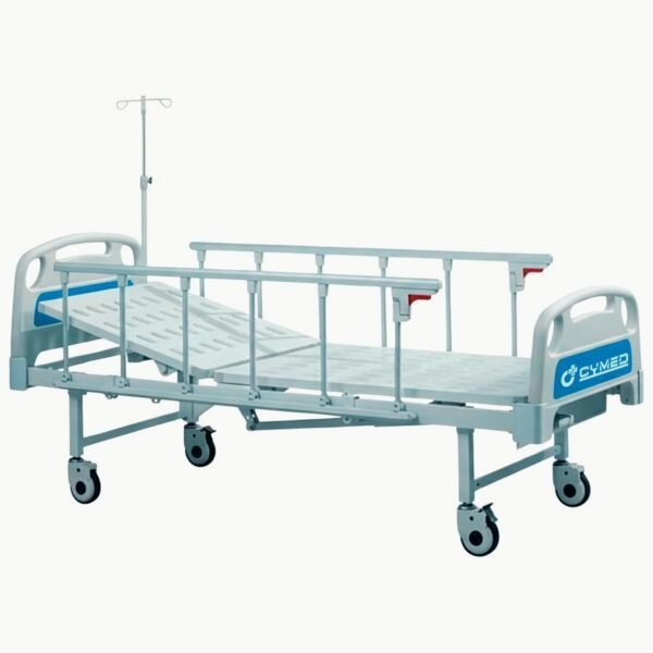 Cama Hospitalaria Manual+ Porta Suero + Colchón