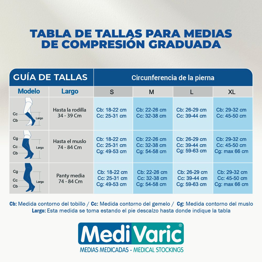 Media de Compresión Panty 8-15 Sahara S