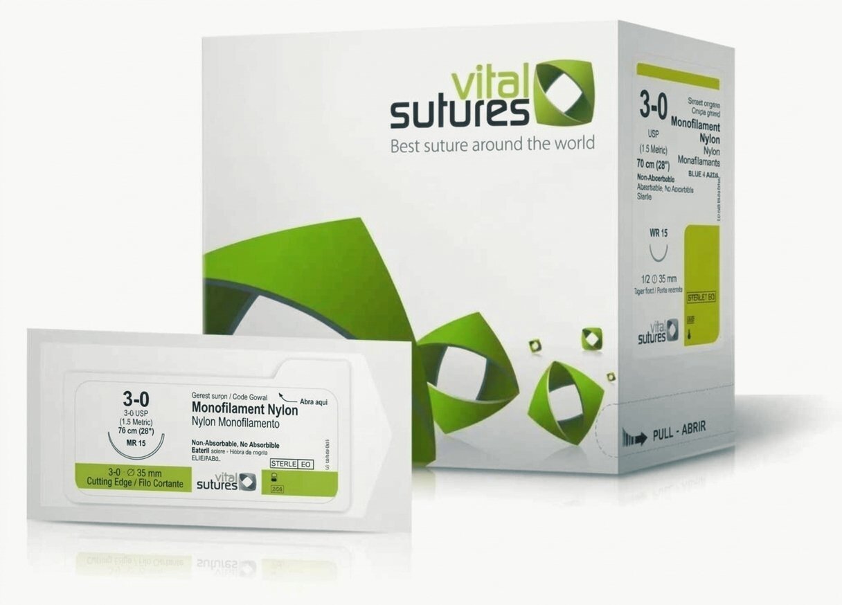 Sutura Nylon 3-0